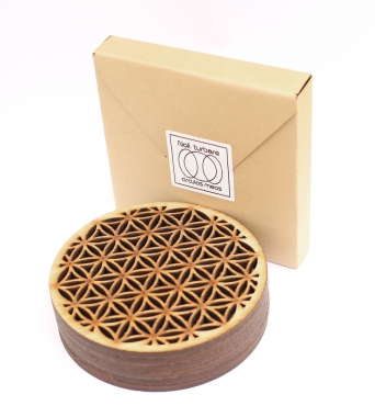 Set 6 buc. Suport pahar / Coaster Flower of Life